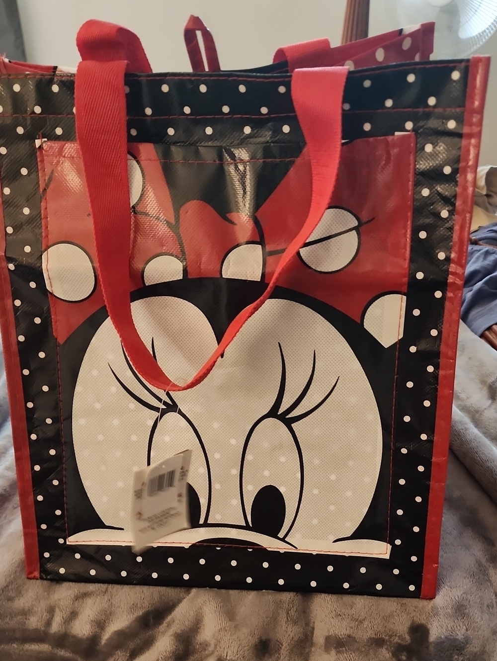 Disney Minnie Mouse Polka Dot Tote Bag - Red, Black, White